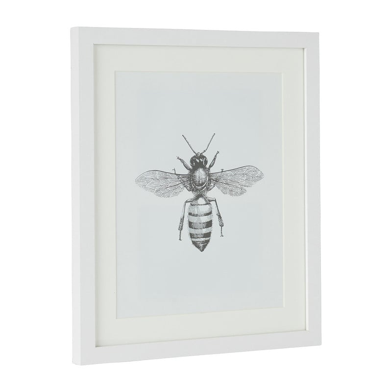 Fotolijst met passe partout - wit - 20x25 cm