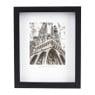 Fotolijst 3D met passe partout - zwart - 13x18 cm