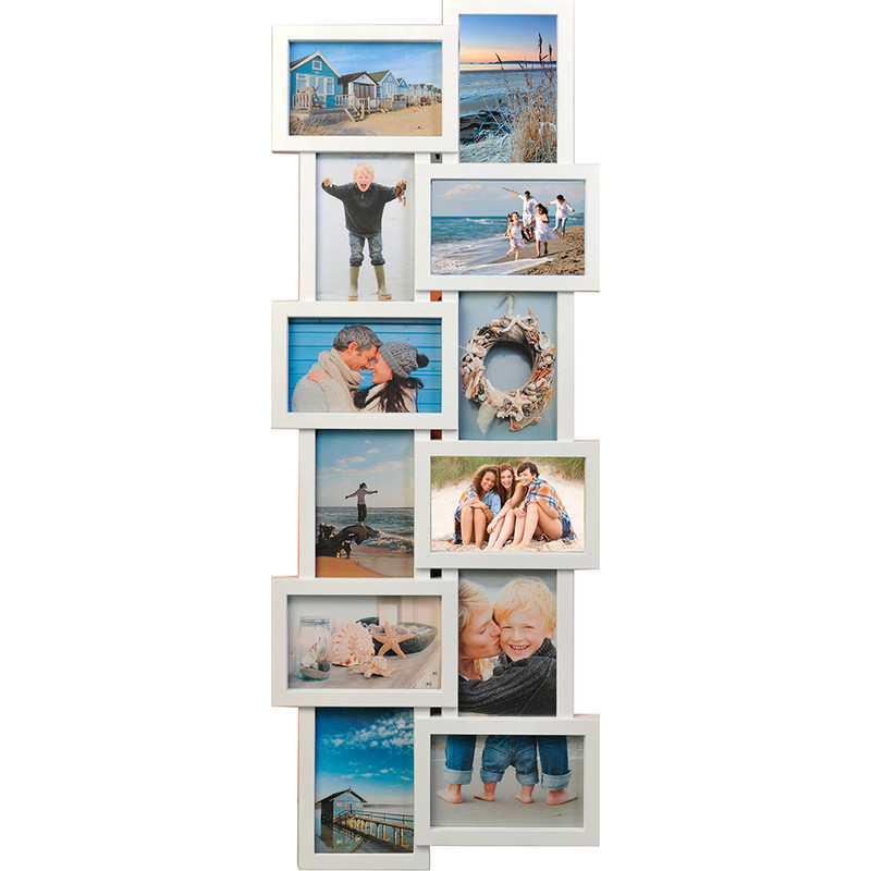 Henzo collagelijst Holiday - 12 foto's - wit