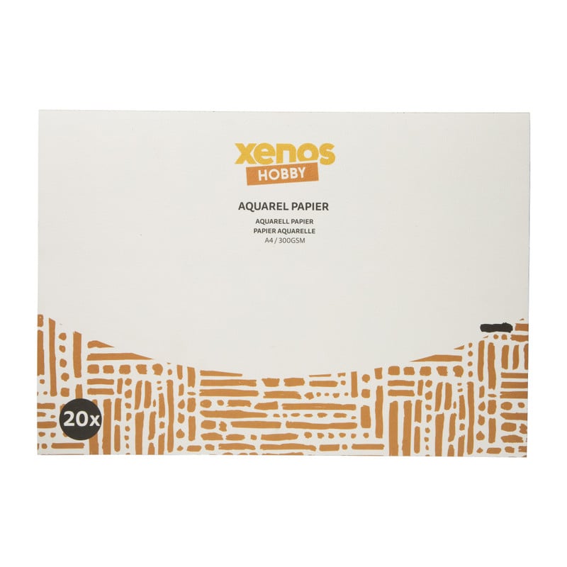 Aquarel papier A4 - 20 vellen