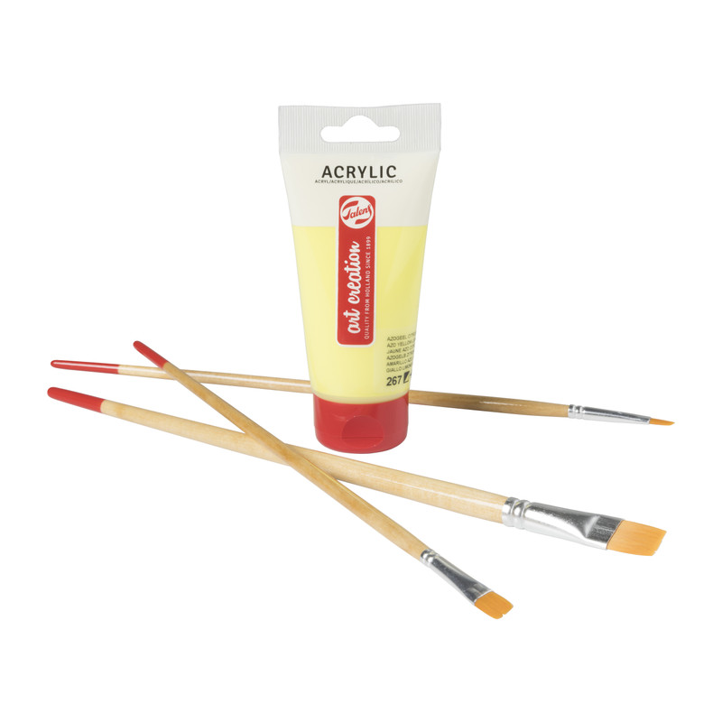 Talens acrylverf - geel - 75 ml