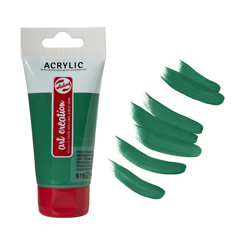 Talens acrylverf - donkergroen - 75 ml 
