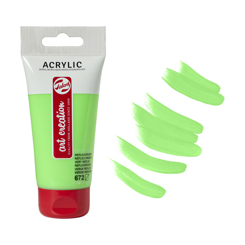 Talens acrylverf - neon groen - 75 ml 