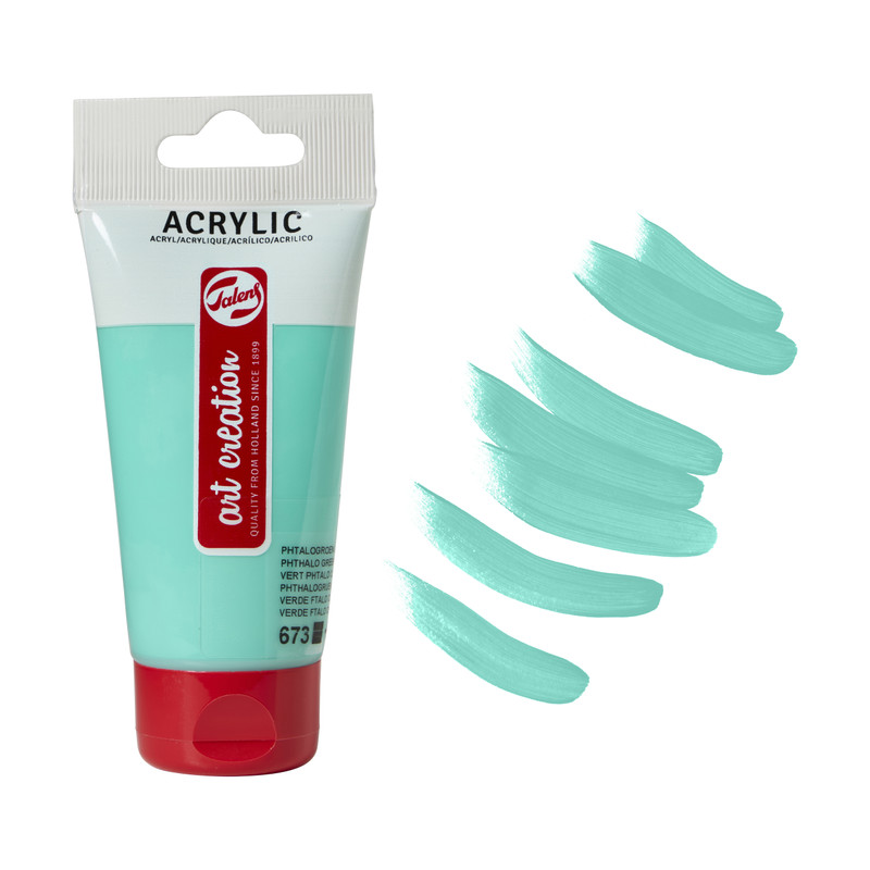 Talens acrylverf - lichte phtalogroen - 75 ml