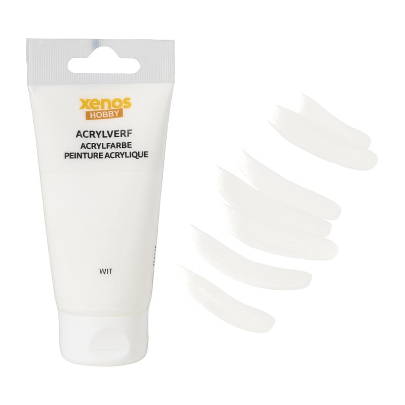 Xenos acrylverf - wit - 75 ml