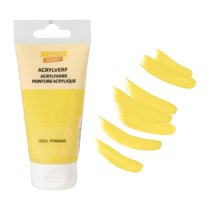 Xenos acrylverf - geel primiair - 75 ml