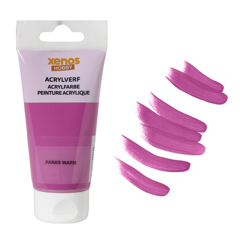 Xenos acrylverf - paars warm - 75 ml
