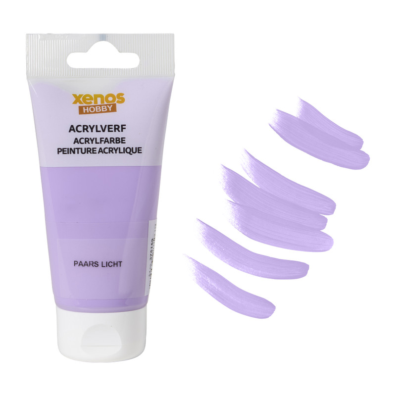 Xenos acrylverf - lichtpaars - 75 ml