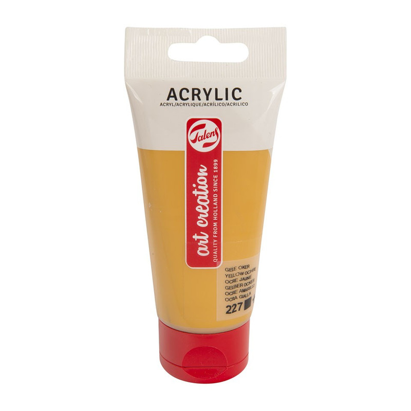 Talens Art Creation acrylverf - okergeel 227 - 75 ml