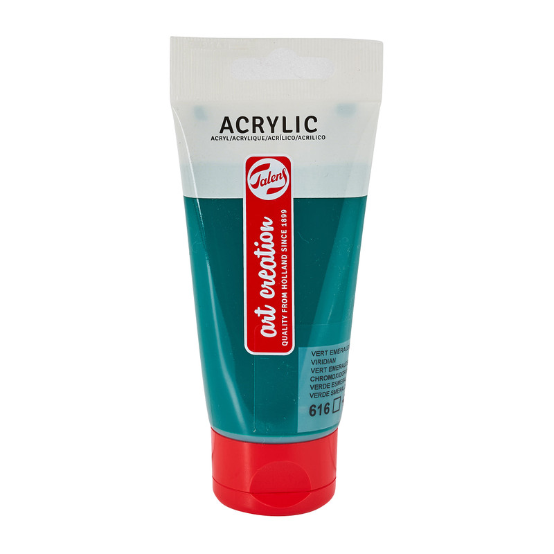 Acrylverf talens - donkergroen - 75 ml