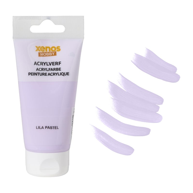 Xenos acrylverf - lila pastel - 75 ml 