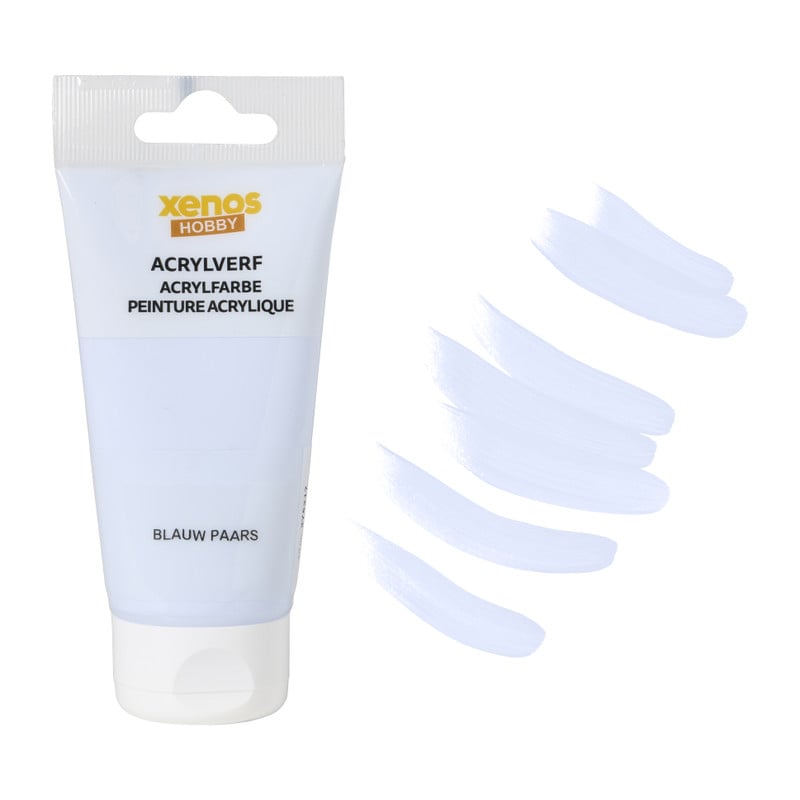 Xenos acrylverf - paars blauw - 75 ml
