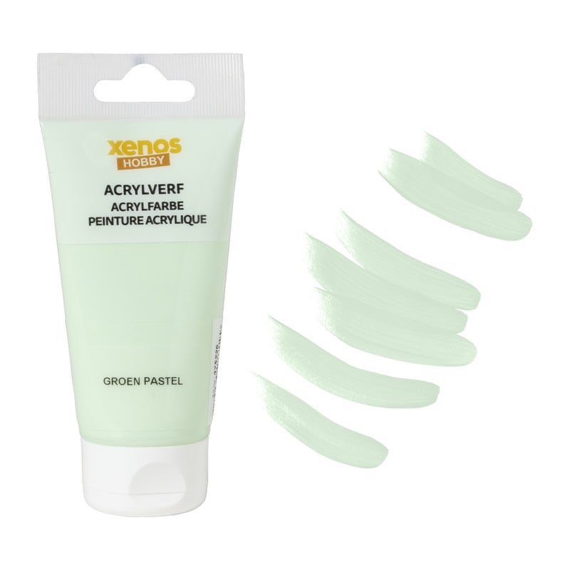 Xenos acrylverf - pastel groen - 75 ml 