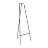 Schildersezel metaal - zwart - 146.7x58.5x51 cm
