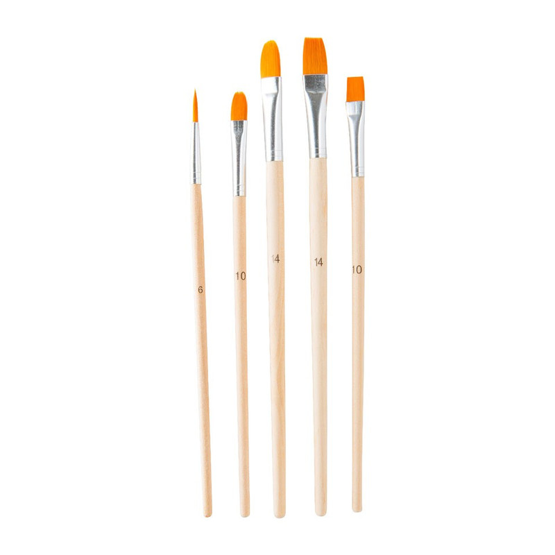 Penselen filament - set van 5