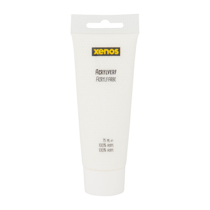 Acrylverf tube - wit -75 ml