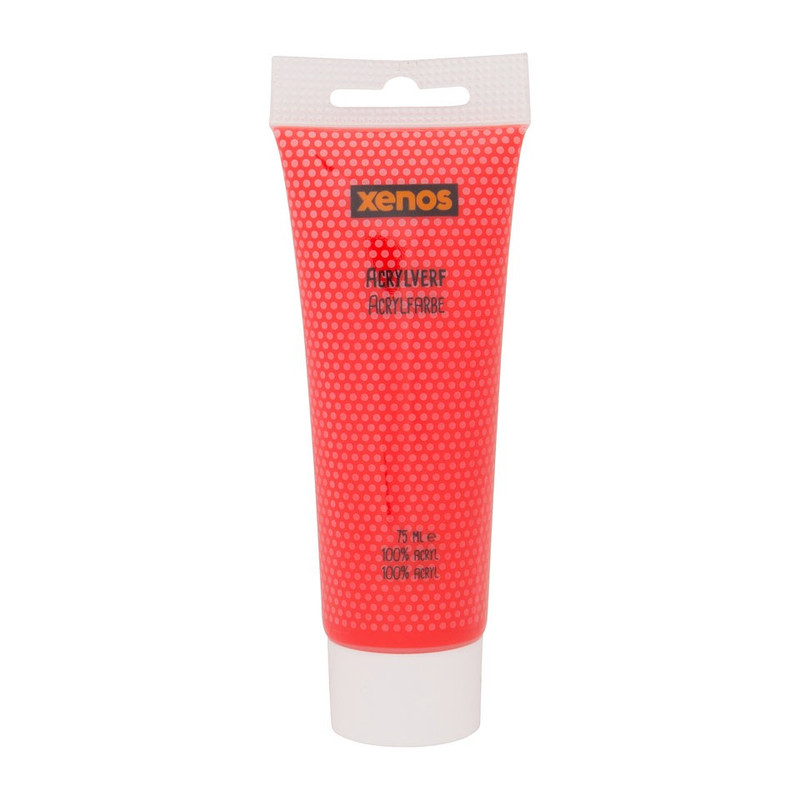 Acrylverf tube - rood -75 ml