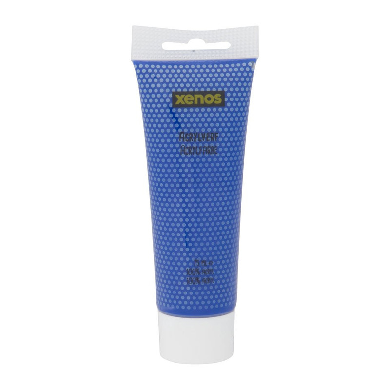 Acrylverf tube - donker blauw -75 ml