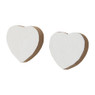 Mini canvas - hart - set van 2