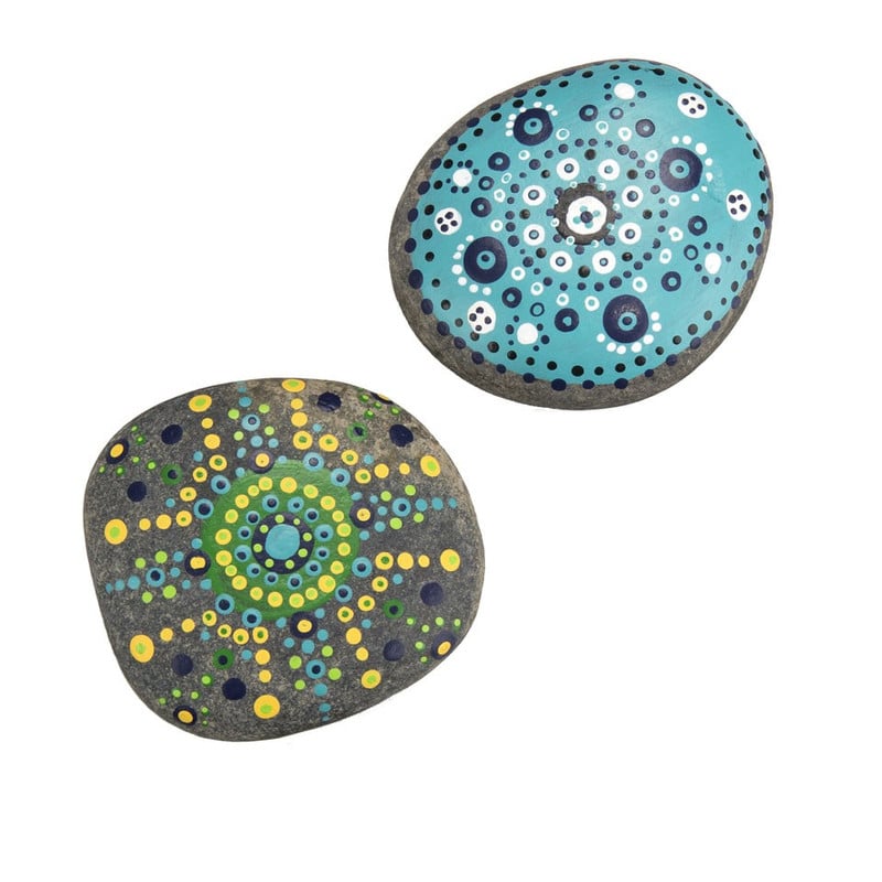 Mandala stenen schilderen