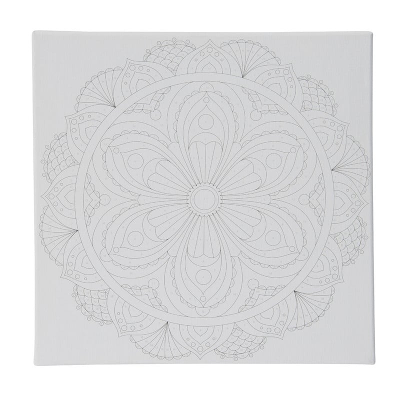 Schilderen op nummer - mandala - 30x30 cm