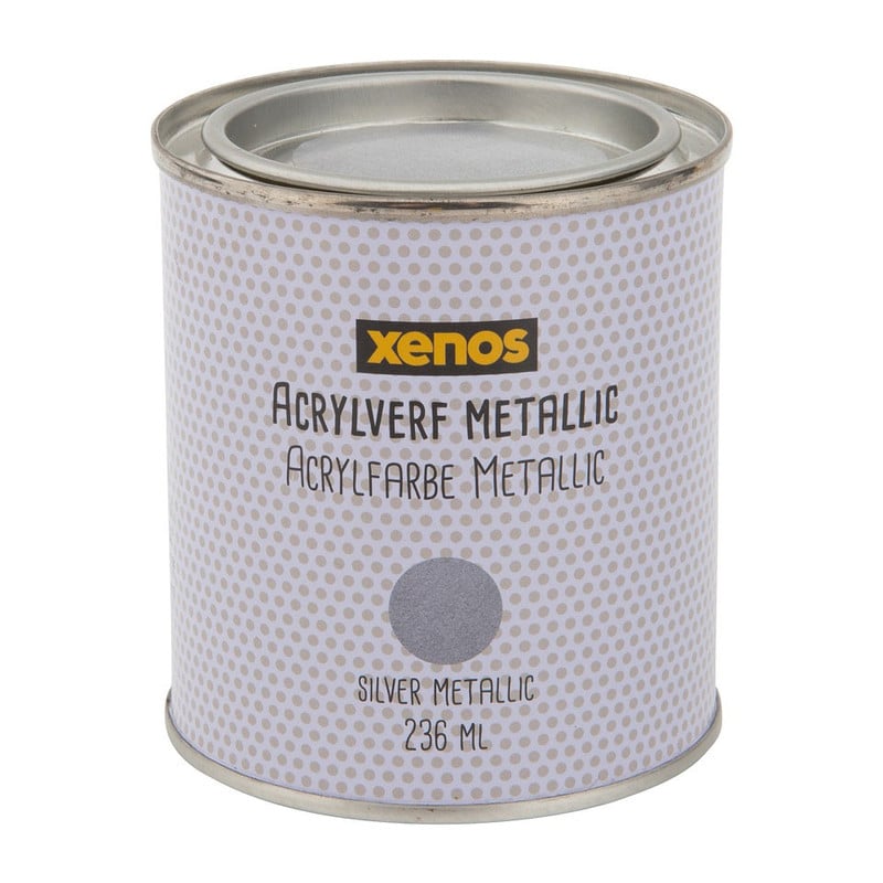 Metallic verf - zilver - 236 ml