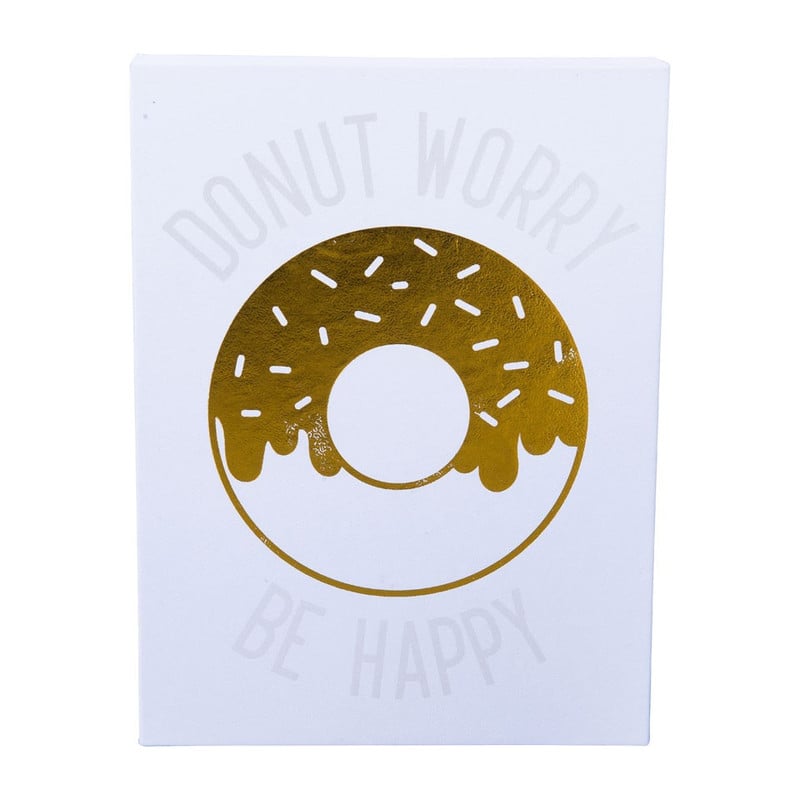 Aquarelcanvas - Donut worry - 15x20 cm
