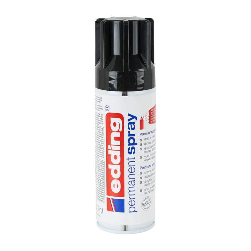 Verf spray Edding - zwart - 200 ml
