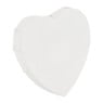 Schildersdoek hart - set van 3 - 10 cm