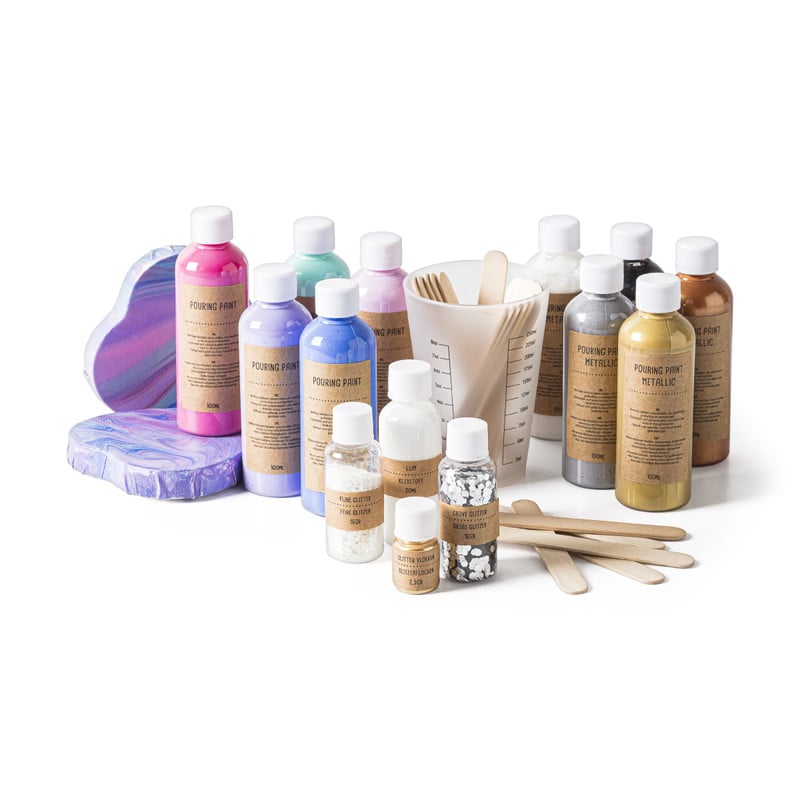 Maatbeker paint pouring - set van 2 - 250 ml