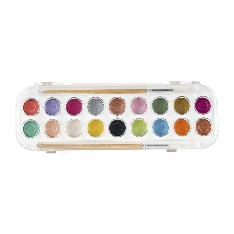 Waterverf metallic - 18 kleuren