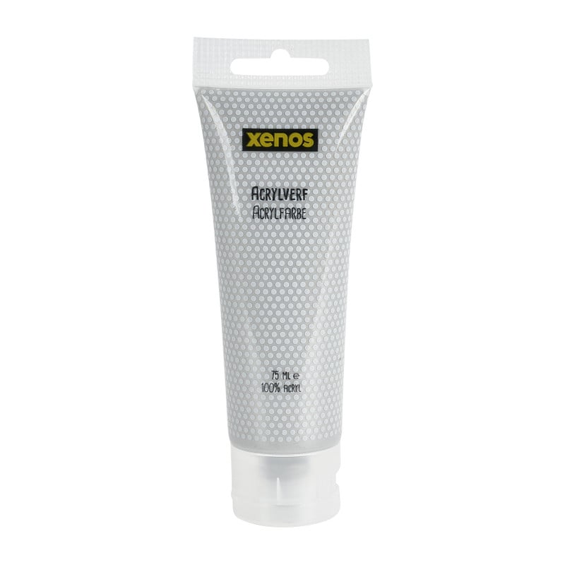 Acrylverf zilver - 75 ml
