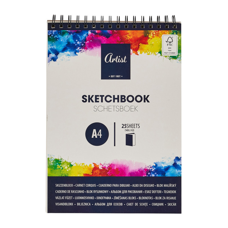Schetsboek A4 - wit