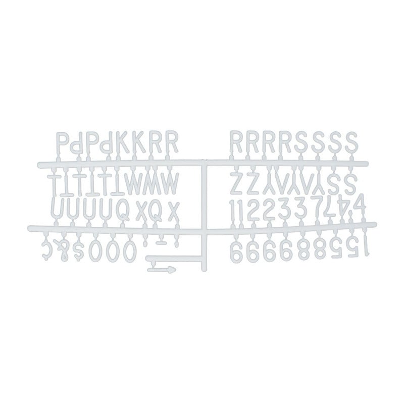 Letterbord - zwart - 45x30 cm
