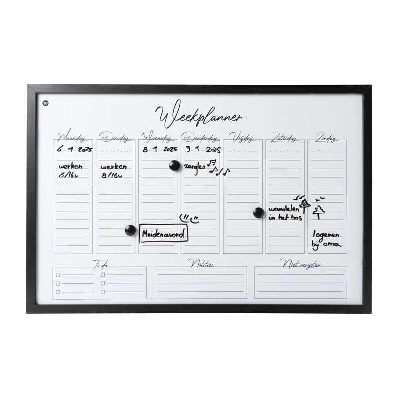 Weekplanner - 39.5x60x1.5 cm