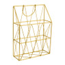 Tijdschriftenrek- goud - 26x9x35 cm