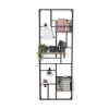 Wandrek XXL met clips - 150x55 cm - zwart