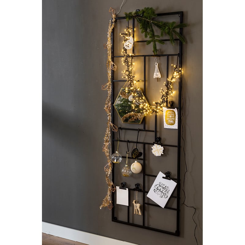 Wandrek XXL met clips - 150x55 cm - zwart