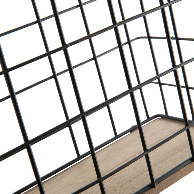 Mandje voor wandrek - 22x24x9 cm - zwart