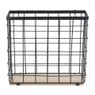 Mandje voor wandrek - 22x24x9 cm - zwart
