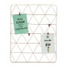 Wandrekje met clips - rosegoud - 40 x 50 cm 