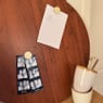 Magneetbord klein - bruin - ø40 cm