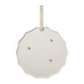 Magneetbord golfrand - beige - ø51x2 cm