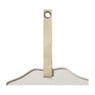 Magneetbord golfrand - beige - ø51x2 cm