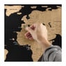 World scratch map - 80x45 cm 