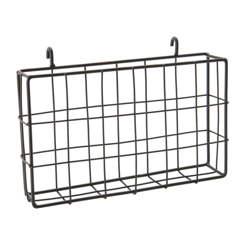 Bakje voor wandrek - 20x14 cm - zwart