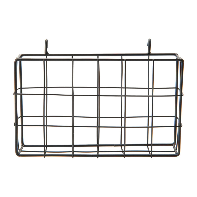 Bakje voor wandrek - 20x14 cm - zwart