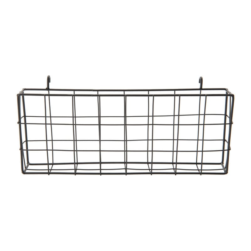 Bakje voor wandrek - 30x14 cm - zwart