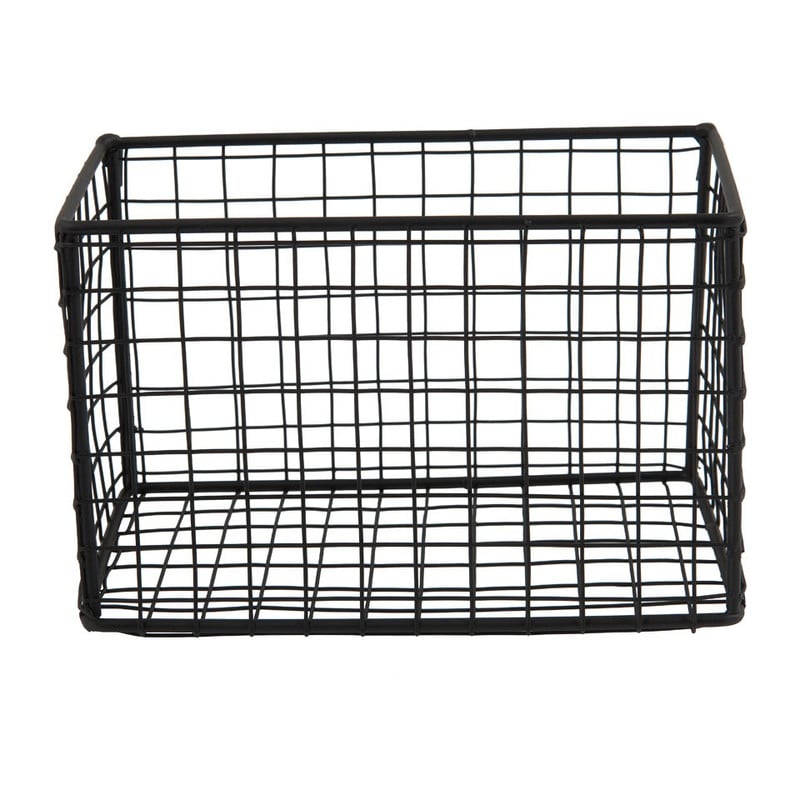 Bakje voor wandrek - zwart - 16x10 cm