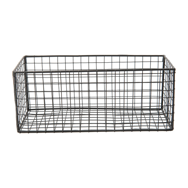 Bakje voor wandrek - zwart - 24x10 cm